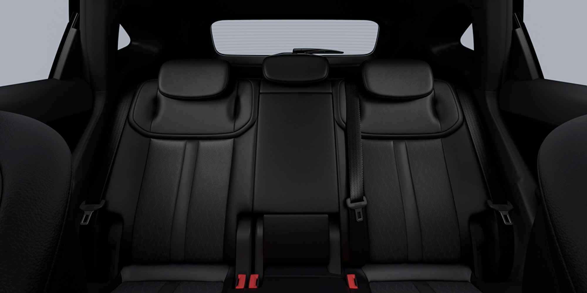 Asientos traseros Chevrolet Captiva PHEV en color jet black