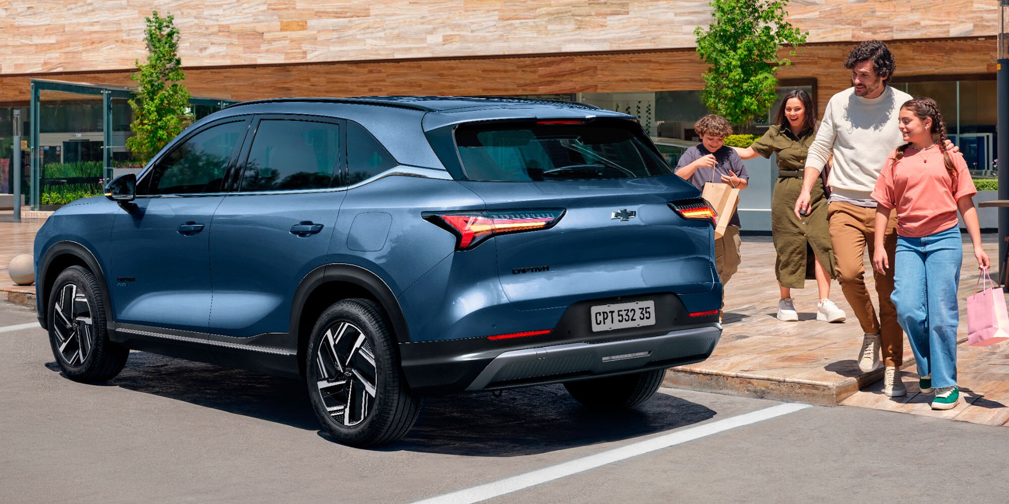 Captiva EV, protégete a ti y a tu familia